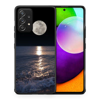 Thumbnail for Θήκη Samsung Galaxy A52 Moon Landscape από τη Smartfits με σχέδιο στο πίσω μέρος και μαύρο περίβλημα | Samsung Galaxy A52 Moon Landscape case with colorful back and black bezels