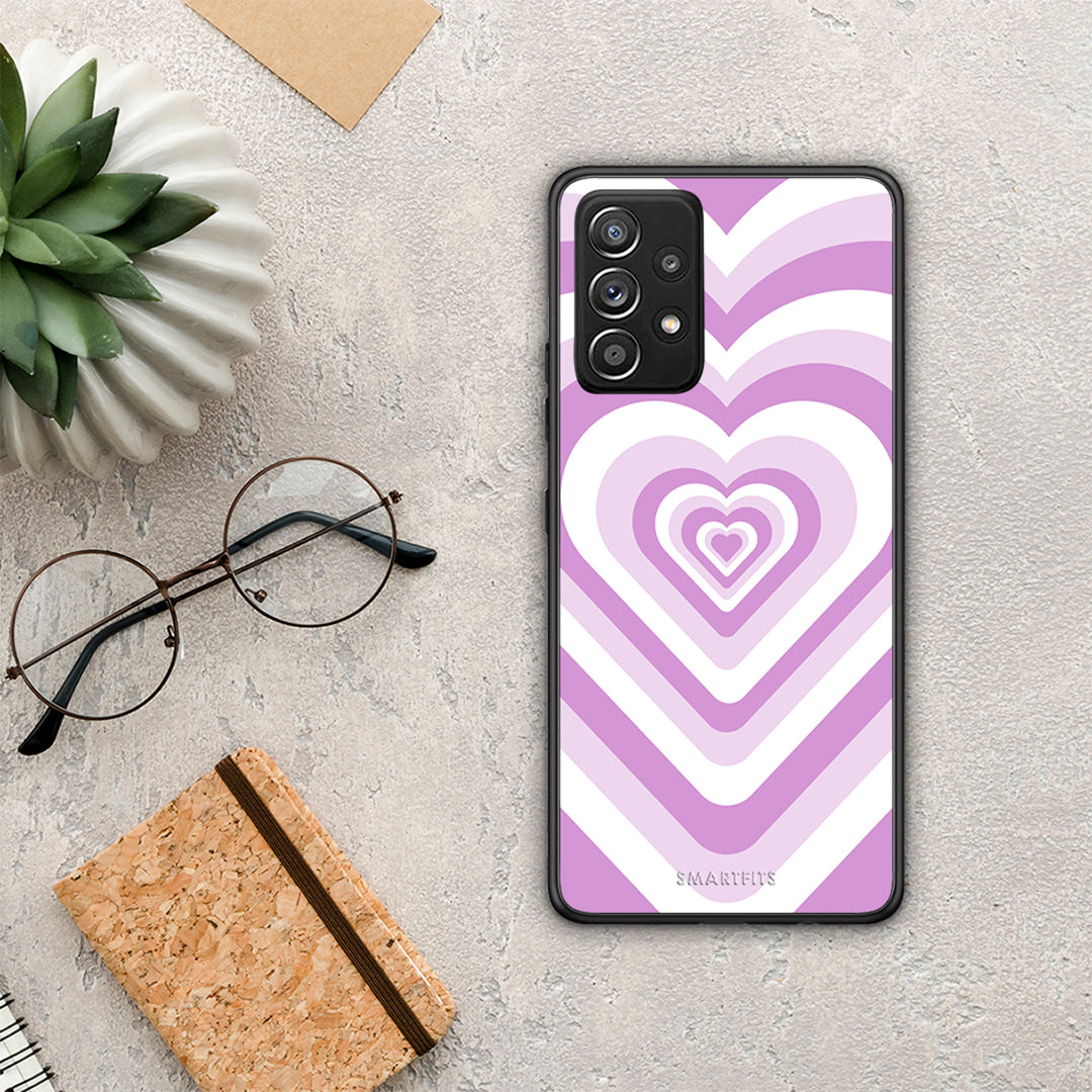 Lilac Hearts - Samsung Galaxy A52 / A52s / A52 5G case