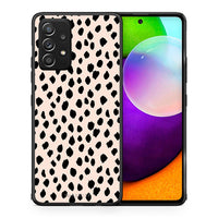 Thumbnail for Θήκη Samsung Galaxy A52 New Polka Dots από τη Smartfits με σχέδιο στο πίσω μέρος και μαύρο περίβλημα | Samsung Galaxy A52 New Polka Dots case with colorful back and black bezels