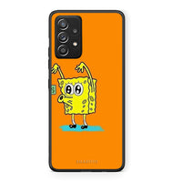 Thumbnail for Samsung Galaxy A52 No Money 2 Θήκη Αγίου Βαλεντίνου από τη Smartfits με σχέδιο στο πίσω μέρος και μαύρο περίβλημα | Smartphone case with colorful back and black bezels by Smartfits