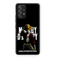 Thumbnail for Samsung Galaxy A52 Pirate King θήκη από τη Smartfits με σχέδιο στο πίσω μέρος και μαύρο περίβλημα | Smartphone case with colorful back and black bezels by Smartfits