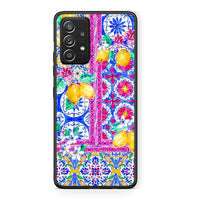 Thumbnail for Samsung Galaxy A52 Retro Spring θήκη από τη Smartfits με σχέδιο στο πίσω μέρος και μαύρο περίβλημα | Smartphone case with colorful back and black bezels by Smartfits