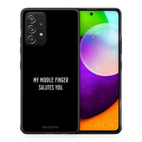 Thumbnail for Θήκη Samsung Galaxy A52 Salute από τη Smartfits με σχέδιο στο πίσω μέρος και μαύρο περίβλημα | Samsung Galaxy A52 Salute case with colorful back and black bezels