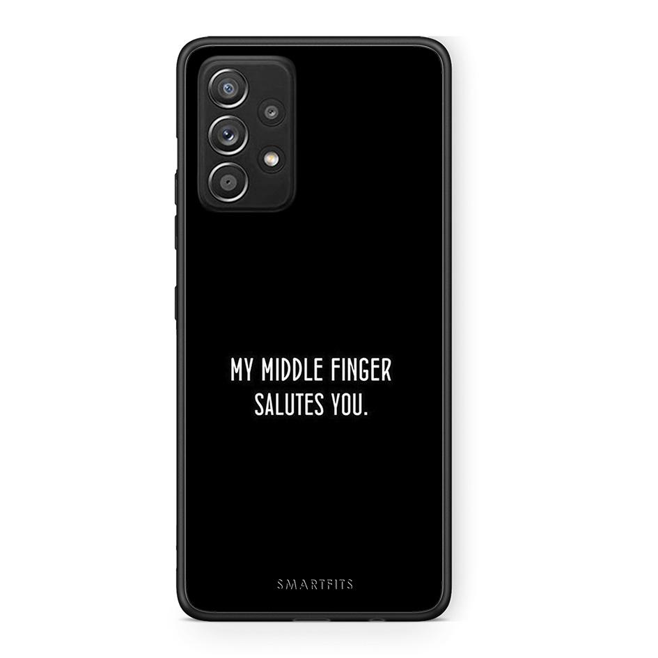 Samsung Galaxy A52 Salute θήκη από τη Smartfits με σχέδιο στο πίσω μέρος και μαύρο περίβλημα | Smartphone case with colorful back and black bezels by Smartfits