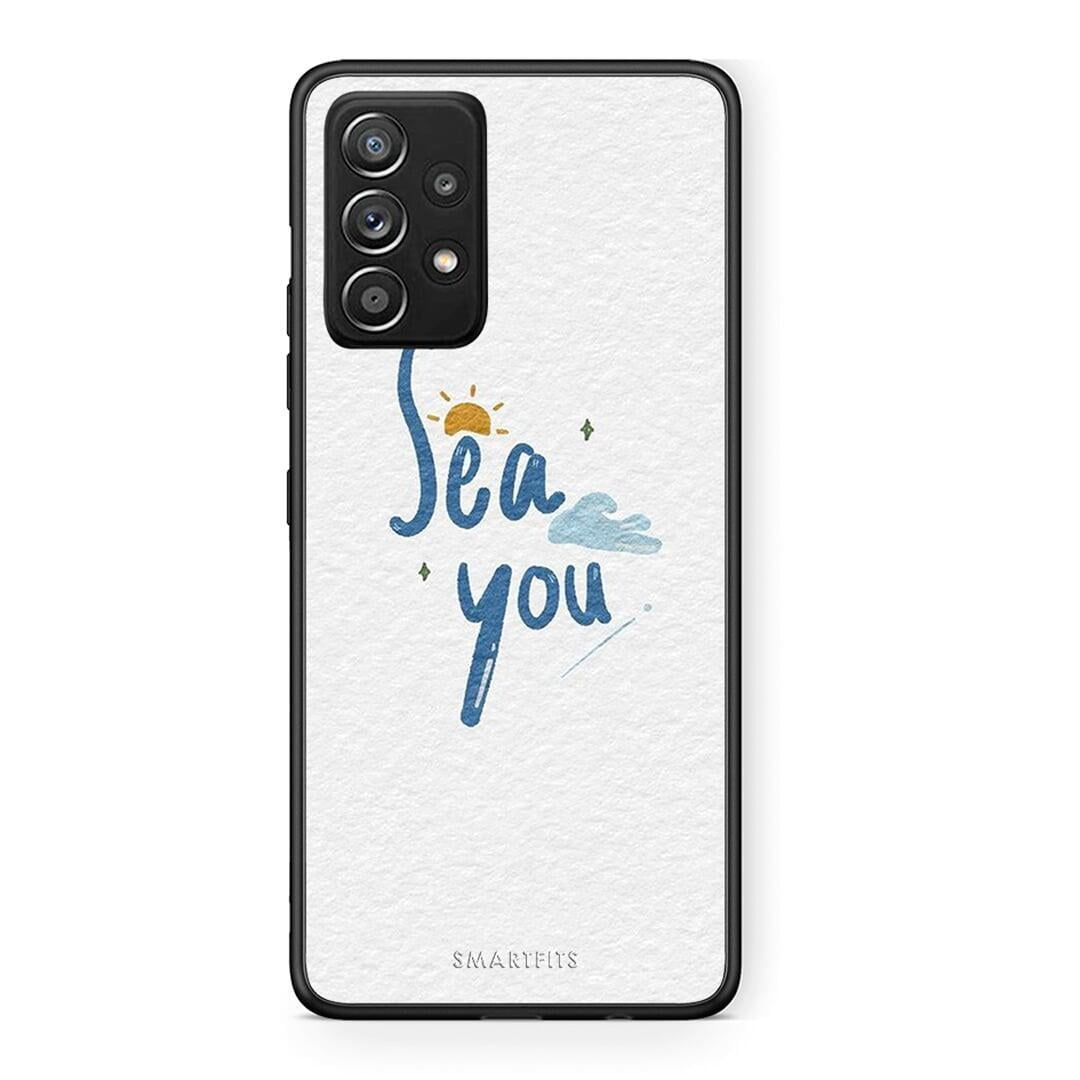 Samsung Galaxy A52 Sea You Θήκη από τη Smartfits με σχέδιο στο πίσω μέρος και μαύρο περίβλημα | Smartphone case with colorful back and black bezels by Smartfits