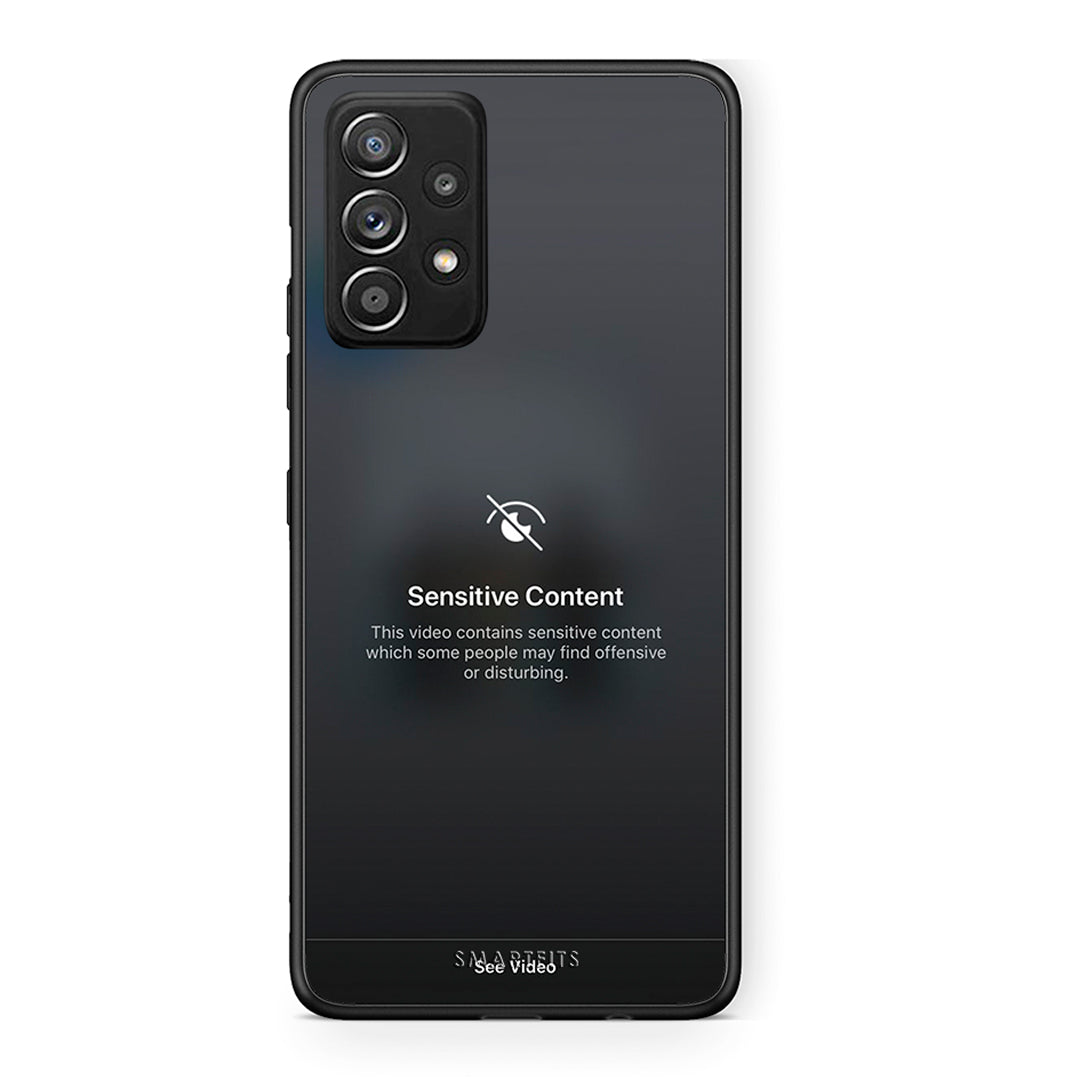 Samsung Galaxy A52 Sensitive Content θήκη από τη Smartfits με σχέδιο στο πίσω μέρος και μαύρο περίβλημα | Smartphone case with colorful back and black bezels by Smartfits