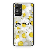 Thumbnail for Samsung Galaxy A52 Summer Daisies Θήκη από τη Smartfits με σχέδιο στο πίσω μέρος και μαύρο περίβλημα | Smartphone case with colorful back and black bezels by Smartfits