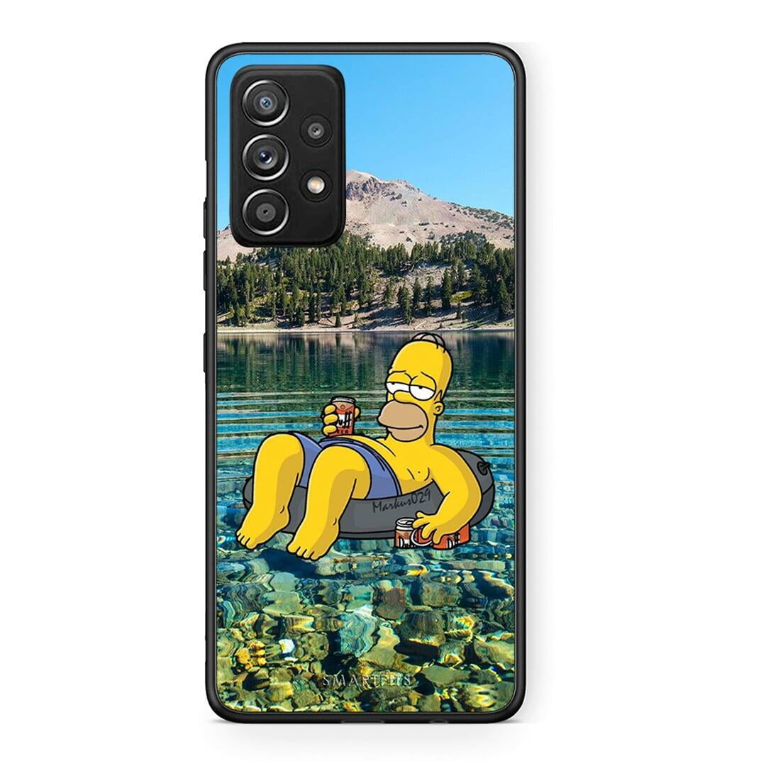 Samsung Galaxy A52 Summer Happiness Θήκη από τη Smartfits με σχέδιο στο πίσω μέρος και μαύρο περίβλημα | Smartphone case with colorful back and black bezels by Smartfits