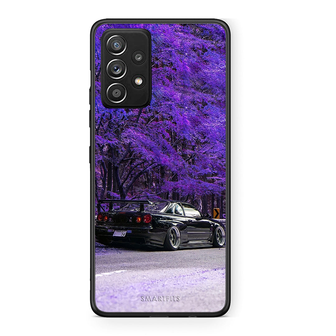 Samsung Galaxy A52 Super Car Θήκη Αγίου Βαλεντίνου από τη Smartfits με σχέδιο στο πίσω μέρος και μαύρο περίβλημα | Smartphone case with colorful back and black bezels by Smartfits