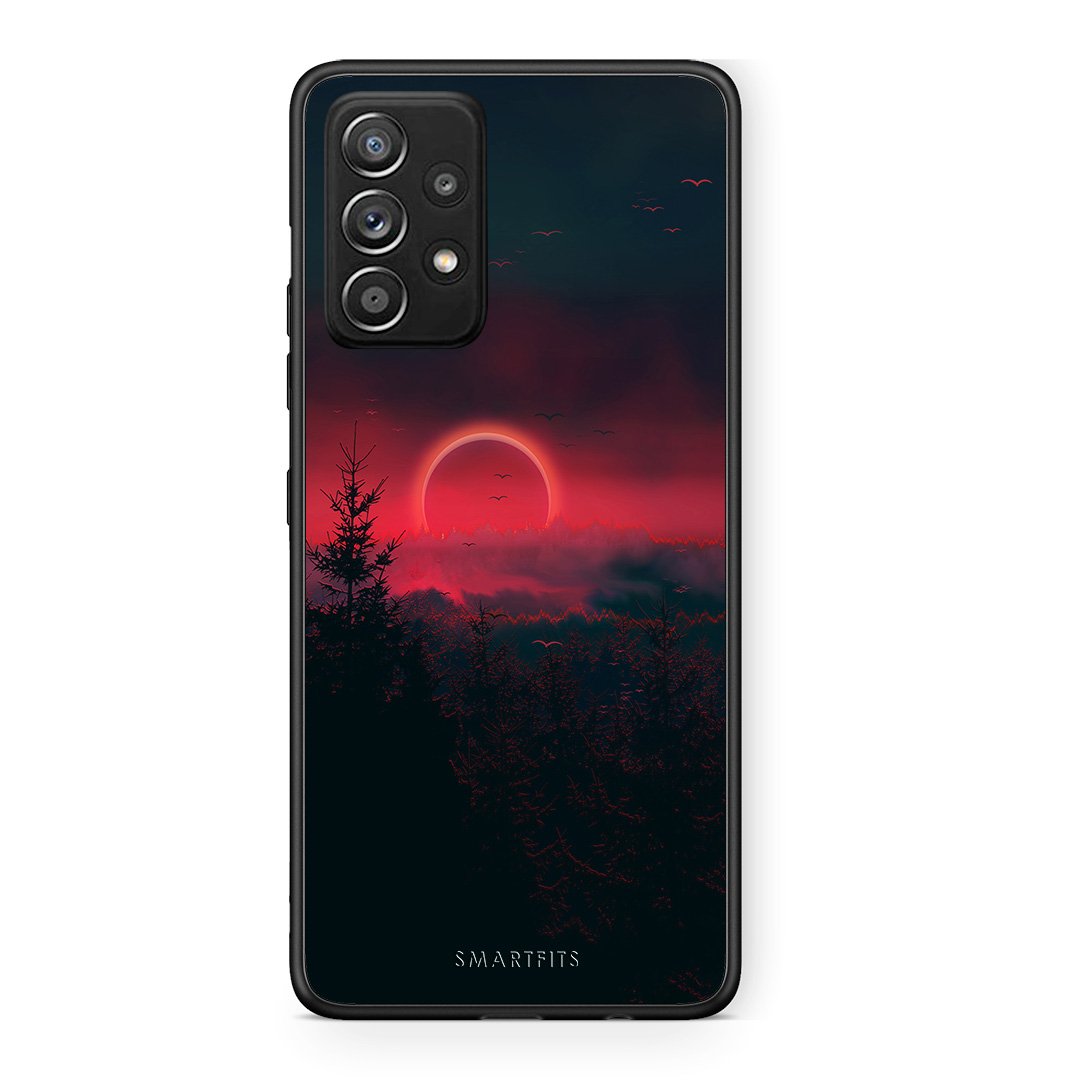 4 - Samsung Galaxy A52 Sunset Tropic case, cover, bumper