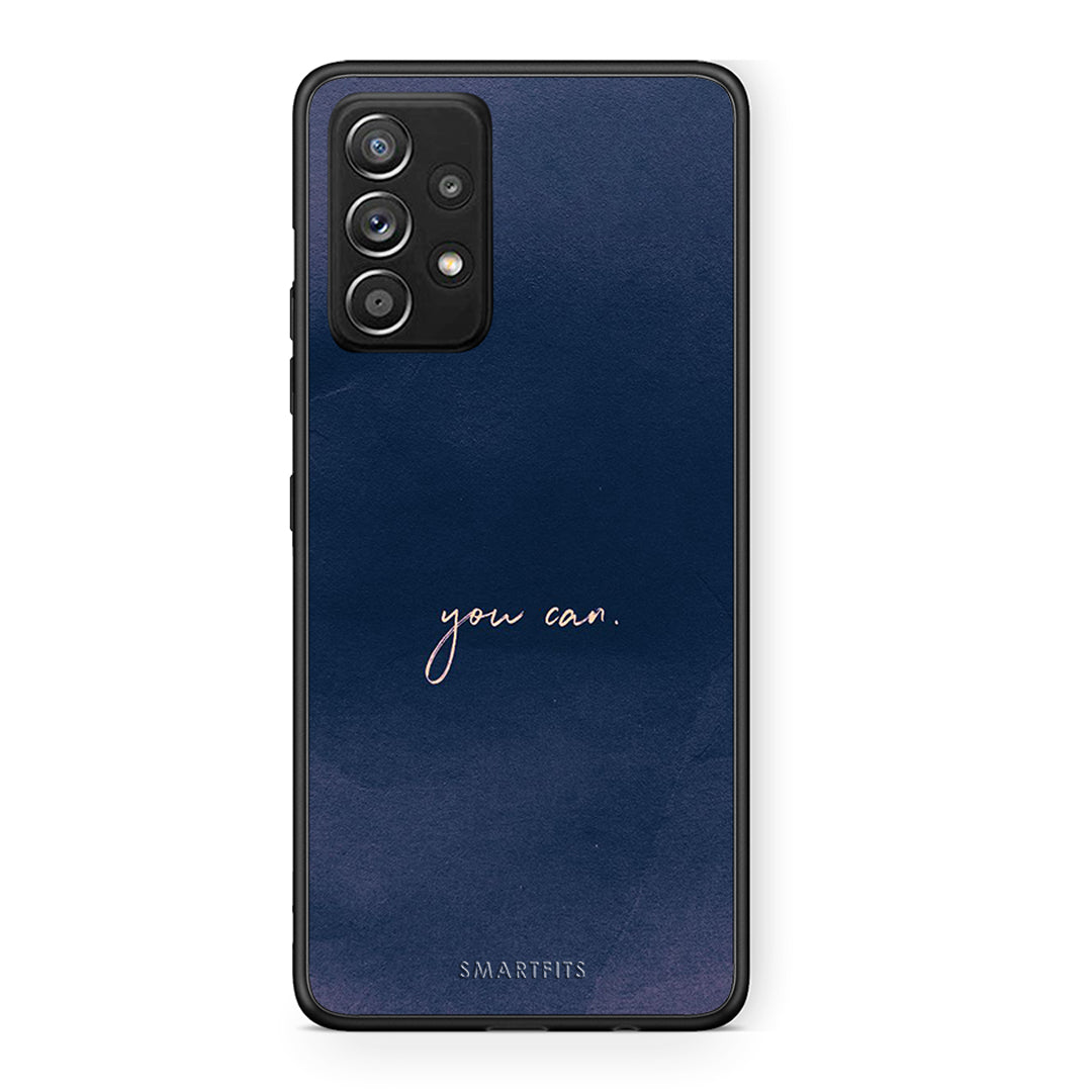 Samsung Galaxy A52 You Can θήκη από τη Smartfits με σχέδιο στο πίσω μέρος και μαύρο περίβλημα | Smartphone case with colorful back and black bezels by Smartfits