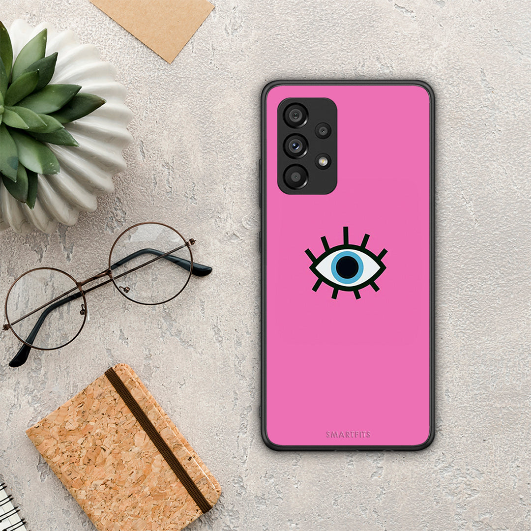 Blue Eye Pink - Samsung Galaxy A53 5G case