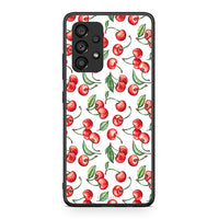 Thumbnail for Samsung A53 5G Cherry Summer θήκη από τη Smartfits με σχέδιο στο πίσω μέρος και μαύρο περίβλημα | Smartphone case with colorful back and black bezels by Smartfits