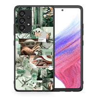 Thumbnail for Θήκη Αγίου Βαλεντίνου Samsung A53 5G Collage Dude από τη Smartfits με σχέδιο στο πίσω μέρος και μαύρο περίβλημα | Samsung A53 5G Collage Dude case with colorful back and black bezels