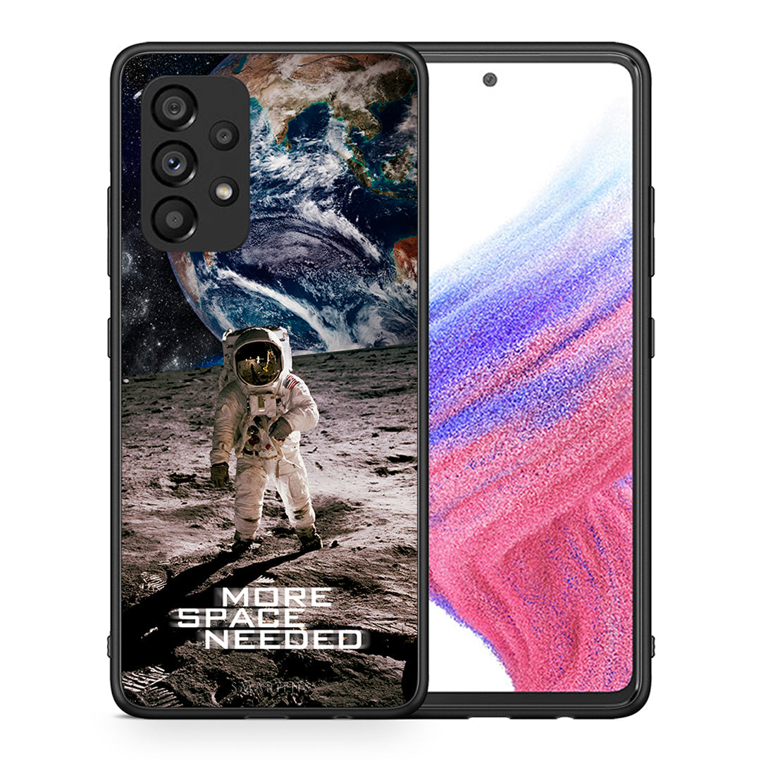 Θήκη Samsung A53 5G More Space από τη Smartfits με σχέδιο στο πίσω μέρος και μαύρο περίβλημα | Samsung A53 5G More Space case with colorful back and black bezels