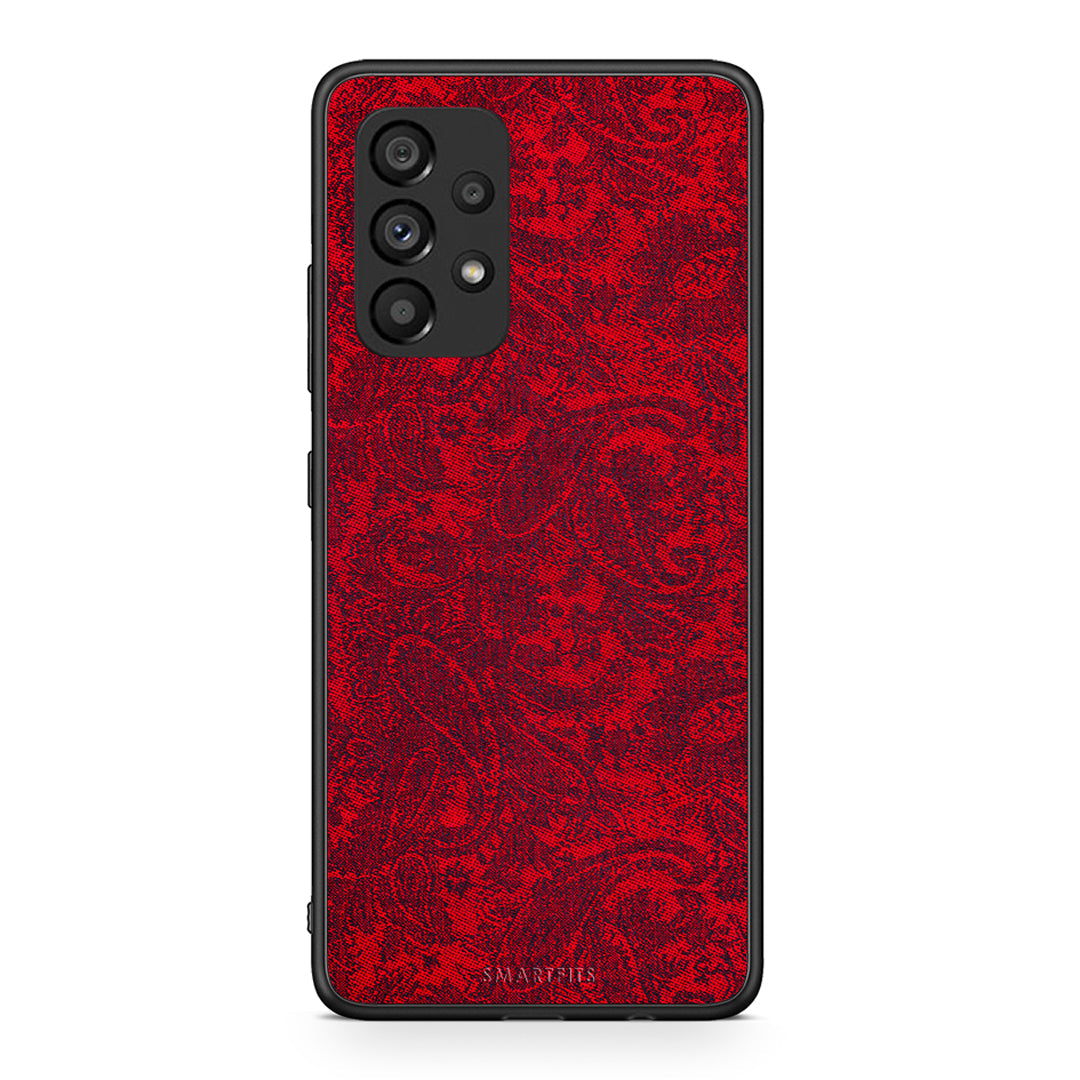 Samsung A53 5G Paisley Cashmere θήκη από τη Smartfits με σχέδιο στο πίσω μέρος και μαύρο περίβλημα | Smartphone case with colorful back and black bezels by Smartfits