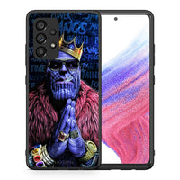 Thumbnail for Θήκη Samsung A53 5G Thanos PopArt από τη Smartfits με σχέδιο στο πίσω μέρος και μαύρο περίβλημα | Samsung A53 5G Thanos PopArt case with colorful back and black bezels