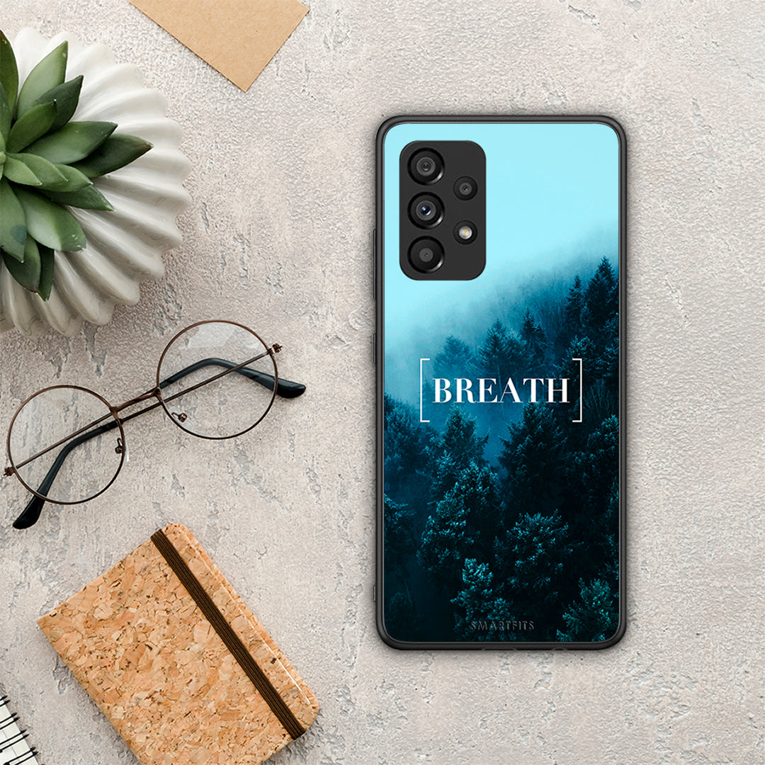Quote Breath - Samsung Galaxy A53 5G case