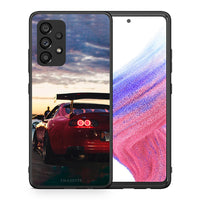 Thumbnail for Θήκη Samsung A53 5G Racing Supra από τη Smartfits με σχέδιο στο πίσω μέρος και μαύρο περίβλημα | Samsung A53 5G Racing Supra case with colorful back and black bezels