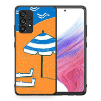 Thumbnail for Θήκη Samsung A53 5G Summering από τη Smartfits με σχέδιο στο πίσω μέρος και μαύρο περίβλημα | Samsung A53 5G Summering case with colorful back and black bezels