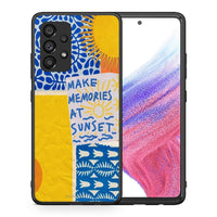 Thumbnail for Θήκη Samsung A53 5G Sunset Memories από τη Smartfits με σχέδιο στο πίσω μέρος και μαύρο περίβλημα | Samsung A53 5G Sunset Memories case with colorful back and black bezels