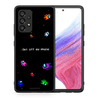 Thumbnail for Θήκη Samsung A53 5G AFK Text από τη Smartfits με σχέδιο στο πίσω μέρος και μαύρο περίβλημα | Samsung A53 5G AFK Text case with colorful back and black bezels