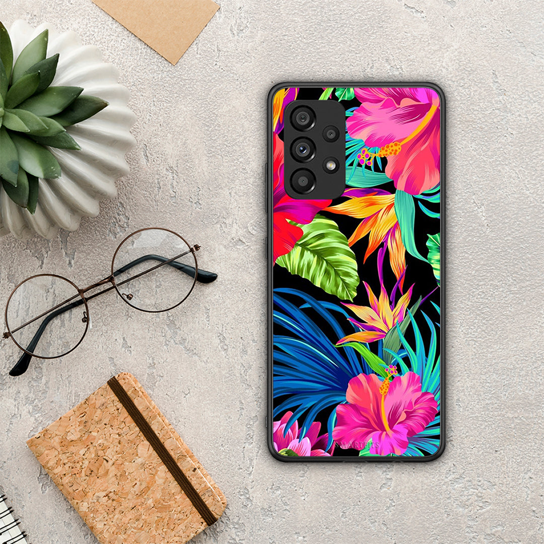 Tropical Flowers - Samsung Galaxy A53 5G case
