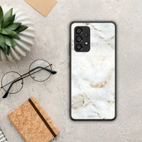 Thumbnail for White Gold Marble - Samsung Galaxy A53 5G case