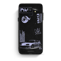 Thumbnail for samsung A6 Tokyo Drift Θήκη Αγίου Βαλεντίνου από τη Smartfits με σχέδιο στο πίσω μέρος και μαύρο περίβλημα | Smartphone case with colorful back and black bezels by Smartfits