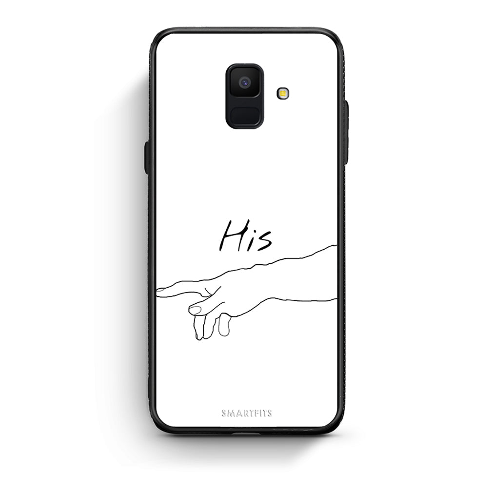 samsung A6 Aeshetic Love 2 Θήκη Αγίου Βαλεντίνου από τη Smartfits με σχέδιο στο πίσω μέρος και μαύρο περίβλημα | Smartphone case with colorful back and black bezels by Smartfits