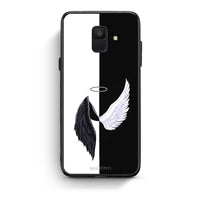 Thumbnail for samsung A6 Angels Demons θήκη από τη Smartfits με σχέδιο στο πίσω μέρος και μαύρο περίβλημα | Smartphone case with colorful back and black bezels by Smartfits