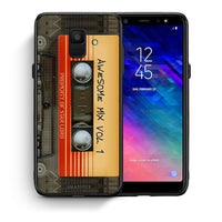 Thumbnail for Θήκη Samsung A6 2018 Awesome Mix από τη Smartfits με σχέδιο στο πίσω μέρος και μαύρο περίβλημα | Samsung A6 2018 Awesome Mix case with colorful back and black bezels
