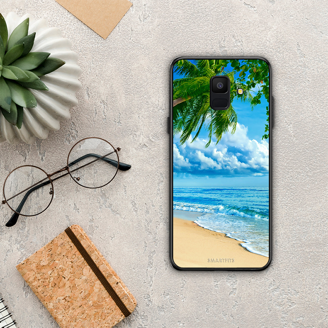 Beautiful Beach - Samsung Galaxy A6 2018 case