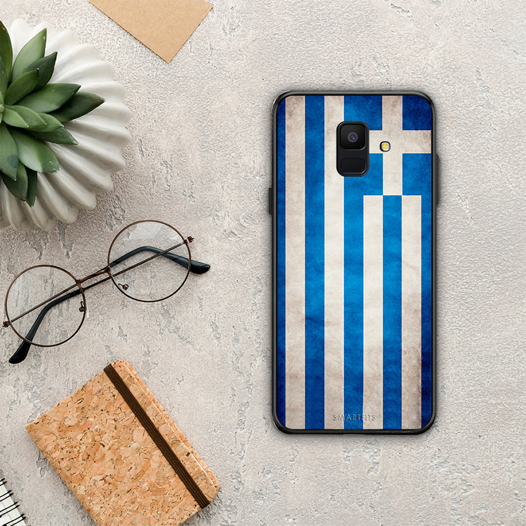 Flag Greek - Samsung Galaxy A6 2018 case