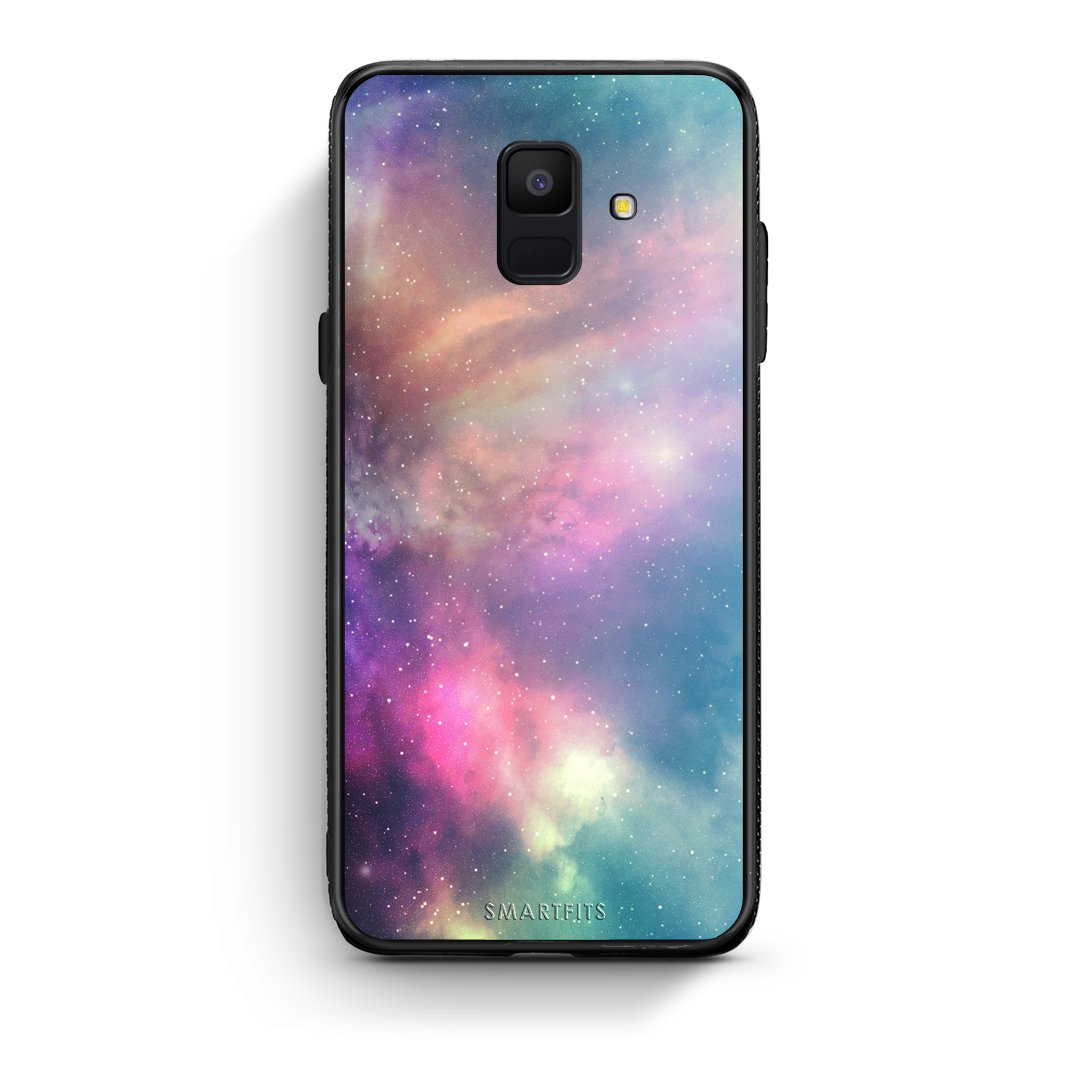 105 - samsung galaxy A6  Rainbow Galaxy case, cover, bumper