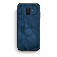 Thumbnail for 39 - samsung galaxy A6  Blue Abstract Geometric case, cover, bumper