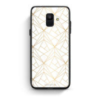 Thumbnail for 111 - samsung galaxy A6  Luxury White Geometric case, cover, bumper