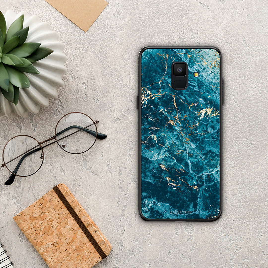 Marble Blue - Samsung Galaxy A6 2018 case