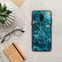 Thumbnail for Marble Blue - Samsung Galaxy A6 2018 case