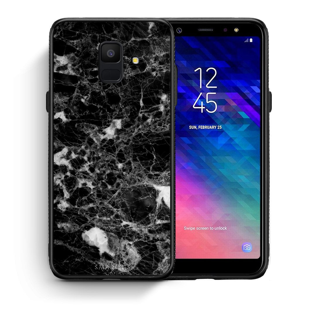 Θήκη Samsung A6 2018 Male Marble από τη Smartfits με σχέδιο στο πίσω μέρος και μαύρο περίβλημα | Samsung A6 2018 Male Marble case with colorful back and black bezels