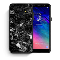 Thumbnail for Θήκη Samsung A6 2018 Male Marble από τη Smartfits με σχέδιο στο πίσω μέρος και μαύρο περίβλημα | Samsung A6 2018 Male Marble case with colorful back and black bezels