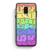 Thumbnail for samsung A6 Melting Rainbow θήκη από τη Smartfits με σχέδιο στο πίσω μέρος και μαύρο περίβλημα | Smartphone case with colorful back and black bezels by Smartfits