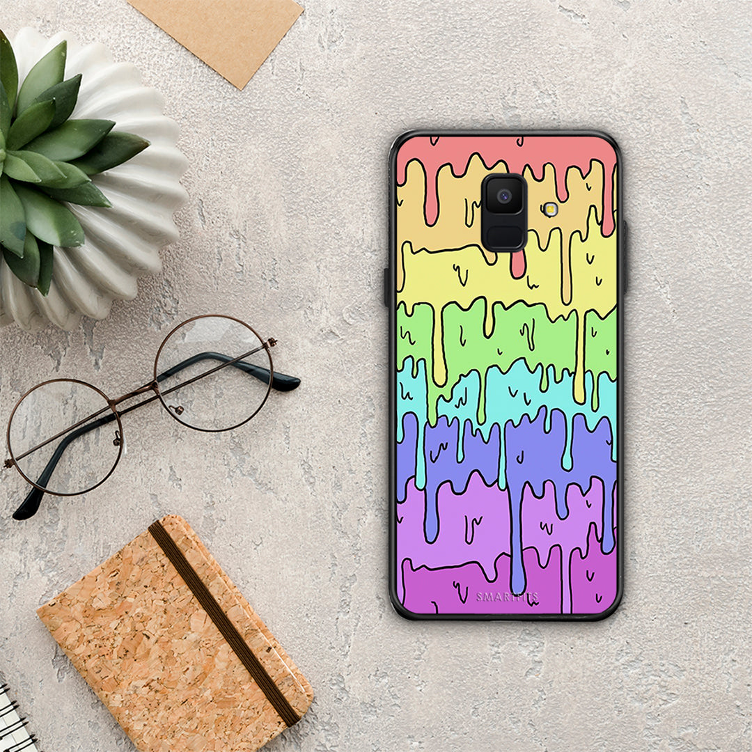 Melting Rainbow - Samsung Galaxy A6 2018 case
