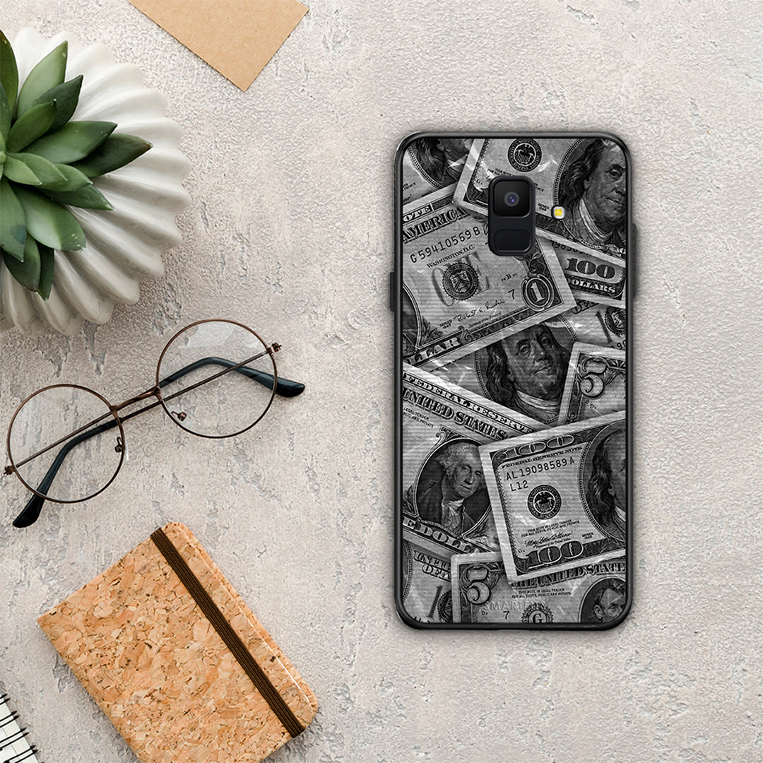 Money Dollars - Samsung Galaxy A6 2018 case
