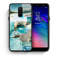Thumbnail for Θήκη Samsung A6+ 2018 Aesthetic Summer από τη Smartfits με σχέδιο στο πίσω μέρος και μαύρο περίβλημα | Samsung A6+ 2018 Aesthetic Summer case with colorful back and black bezels