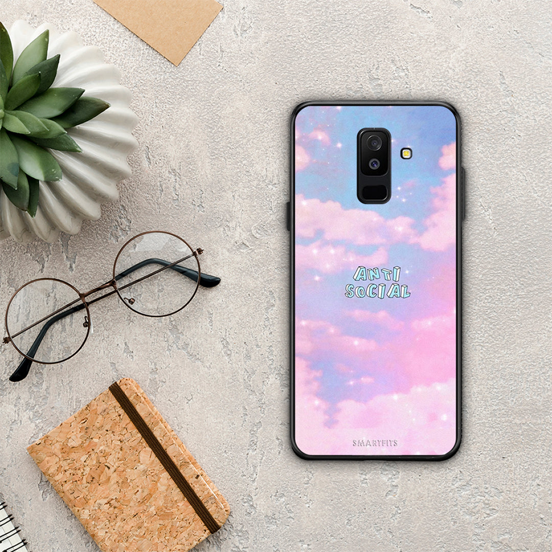Anti Social - Samsung Galaxy A6+ 2018 case