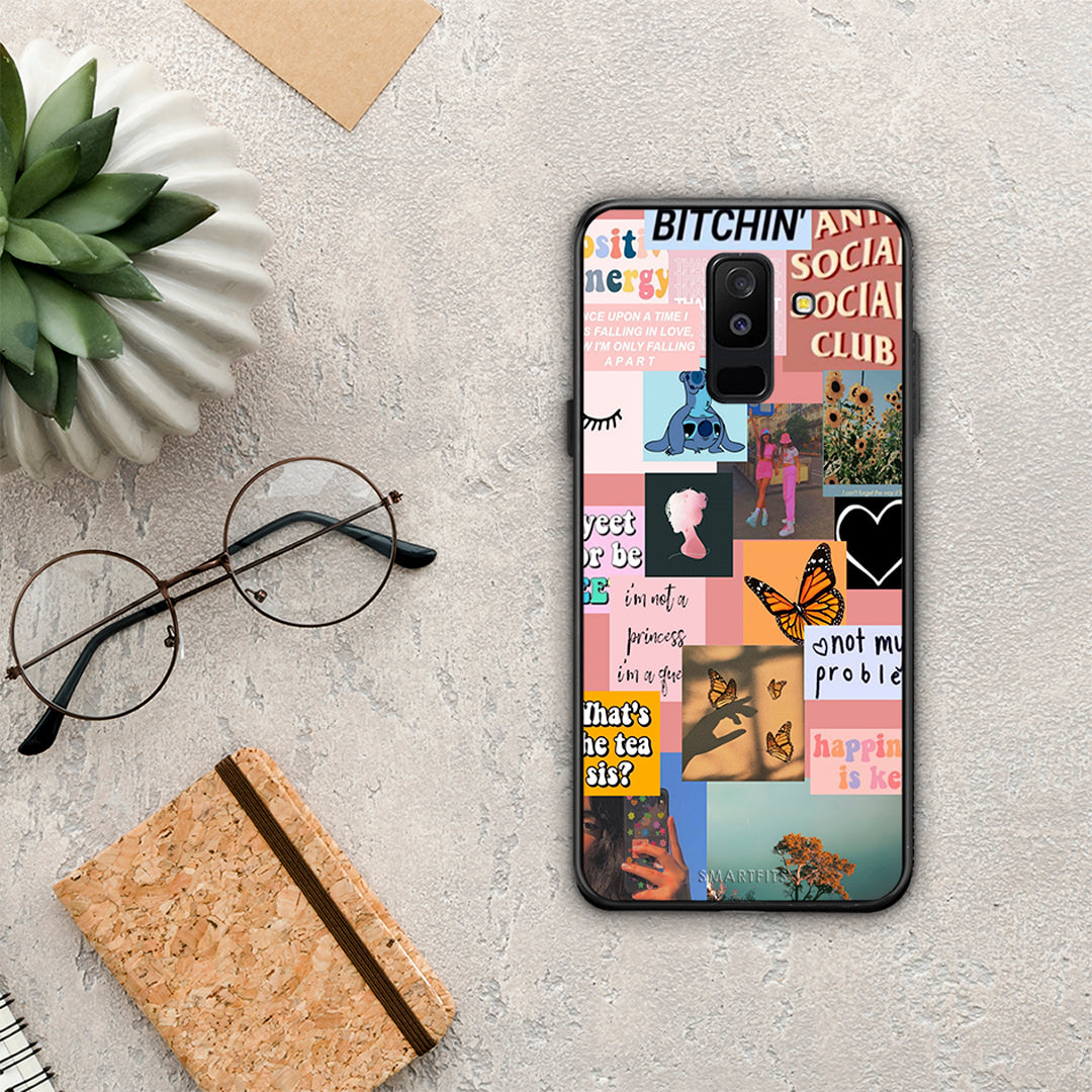 Collage Bitchin - Samsung Galaxy A6+ 2018 case