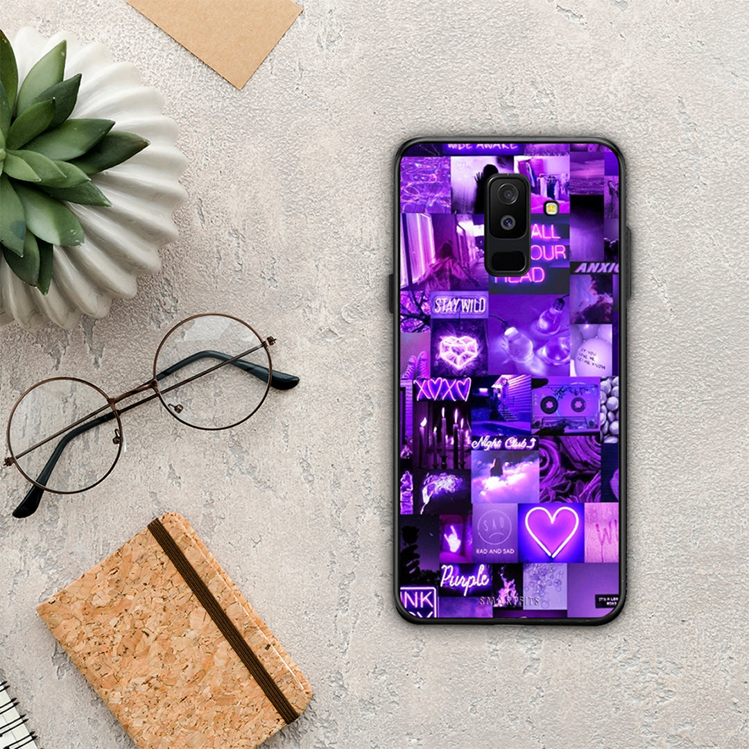 Collage Stay Wild - Samsung Galaxy A6+ 2018 case