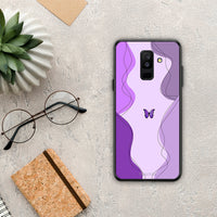 Thumbnail for Purple Mariposa - Samsung Galaxy A6+ 2018 case