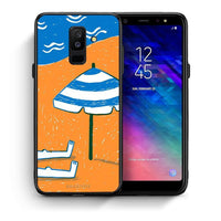 Thumbnail for Θήκη Samsung A6+ 2018 Summering από τη Smartfits με σχέδιο στο πίσω μέρος και μαύρο περίβλημα | Samsung A6+ 2018 Summering case with colorful back and black bezels